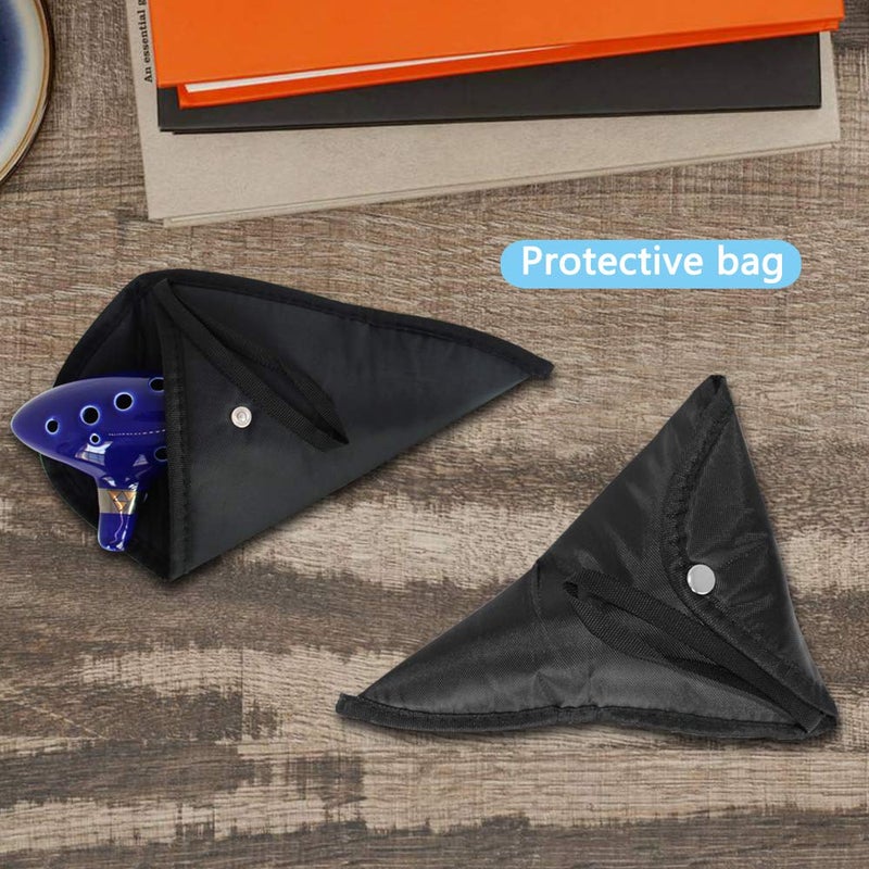SENHAI Ocarina Instrument with Neck Strap Cord and Song Book, 12 Hole Alto C Ocarinas With Gift Box, Hand-shape Display Stand and Black Protective Bag - Image 5